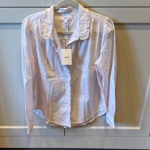 Xirena Crisp Light Pink Button-Up Shirt